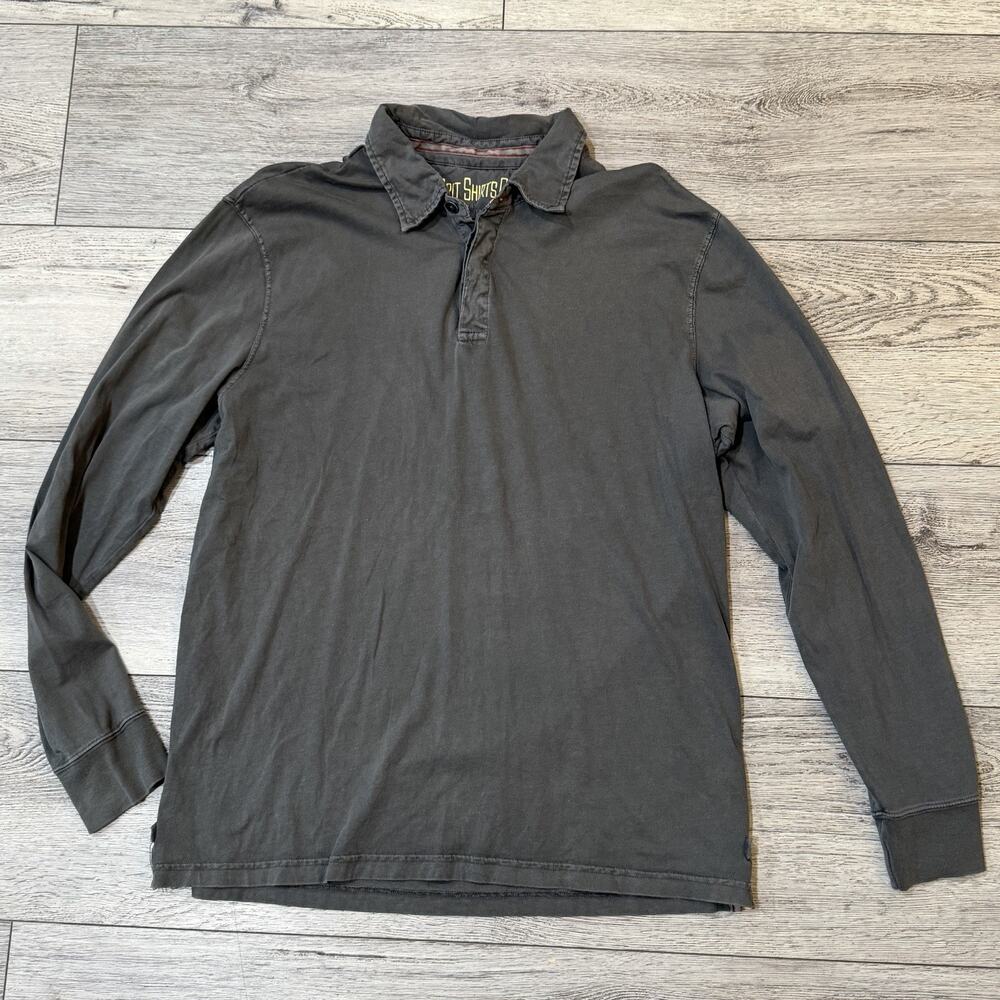 True Grit Shirts Co Original Utility Henley Durable Wear Mens Large Oversized
